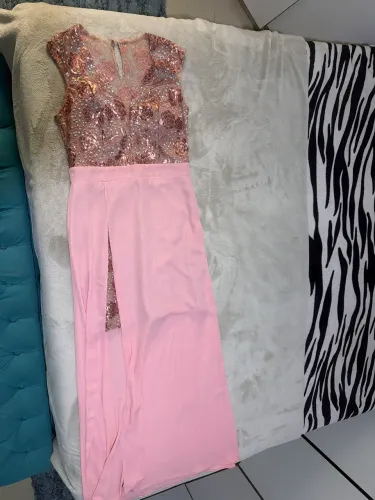 Vestido para festa Rosa queimado