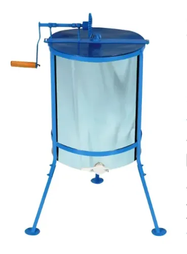 Centrífuga de Extração de Mel Zatti Inox - 8 Quadros (Engrenagem)