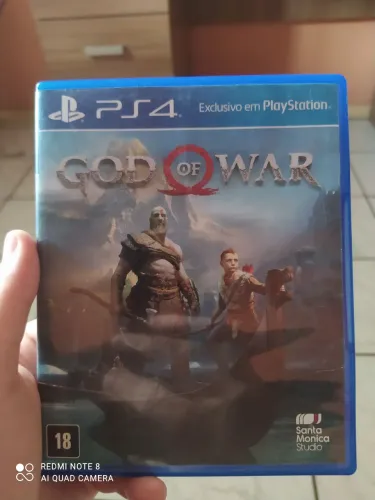 God of war mídia física PS4