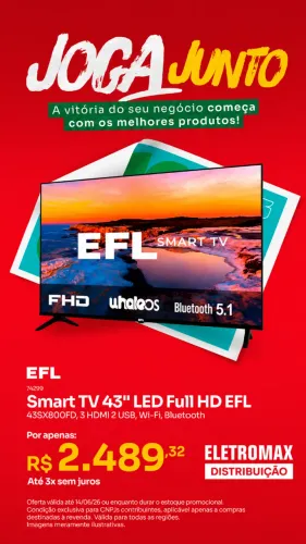 SMART TV43 LED FULL HD EFL