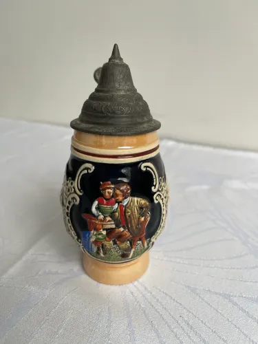 Caneca Alemã Vintage Original King 500 Beer Stein Tampa DBGM