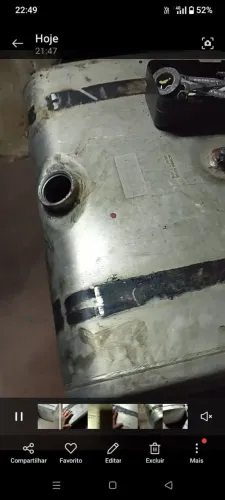 Tanque de alumínio 350L