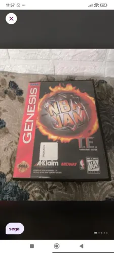 Jogo Mega drive NBA JAM