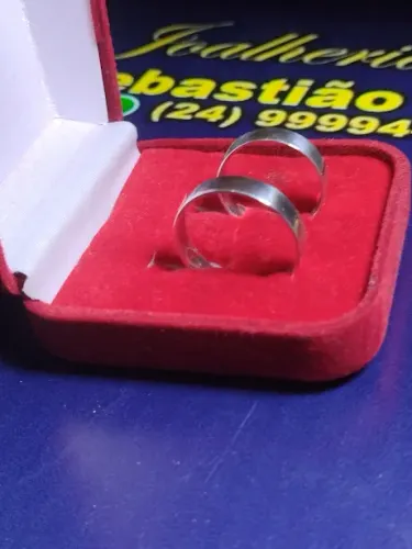 Alianças Casa Namoro trio Prata 950 Com Anel 5 mm