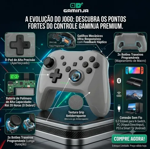 Controle para Nintendo switch