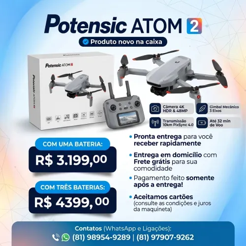  DRONE POTENSIC ATOM 2 4K