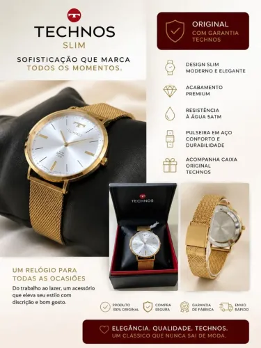 Relógio technos disponível