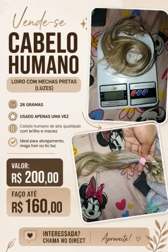 Cabelo humano loiro