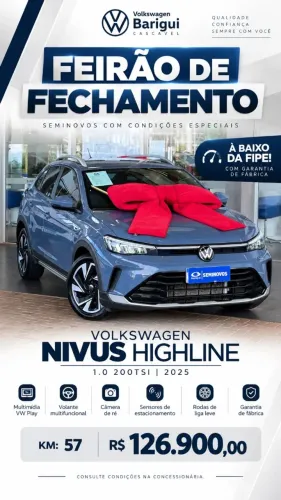 Volkswagen Nivus Highline 1.0 200 TSI Flex AUT 2025