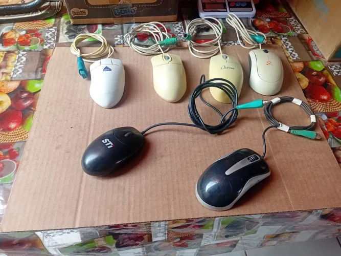 Lote 1 mouse serial e 5 ps2