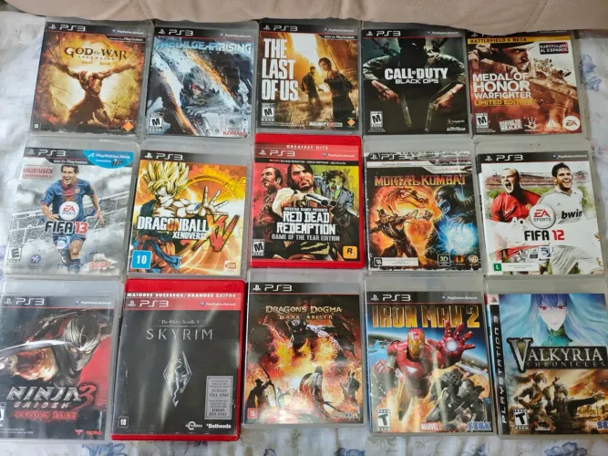 lote de jogos PS3 