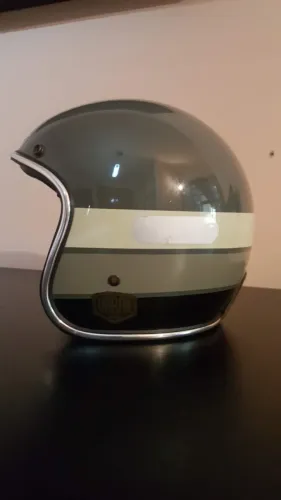 capacete urban helmets retro tam 56 + luva de brinde