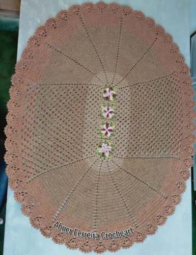 Tapetão de crochê