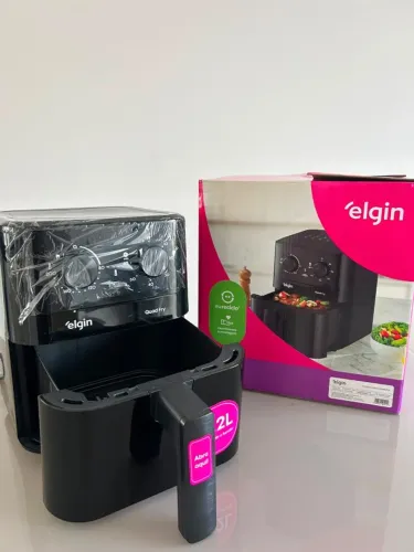 Air Fryer Quad Fry 4,2 L,1400w Preto Elgin.