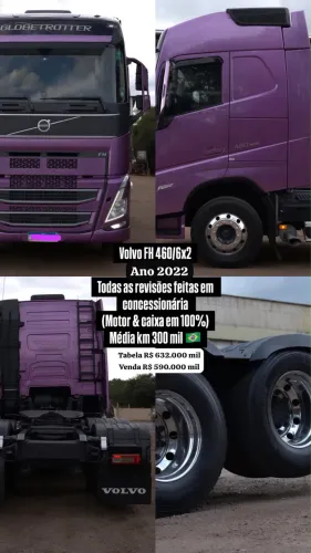Volvo FH 460/6x2 único dono revisões em concessionária