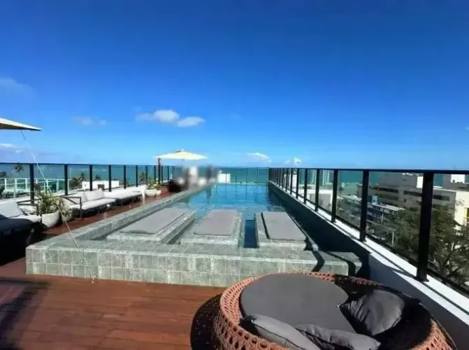 Flat à venda, 1 quarto, Jardim Oceania - João Pessoa/PB