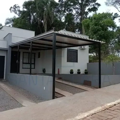 Pergolado de alumínio telha isotérmica sanduíche 