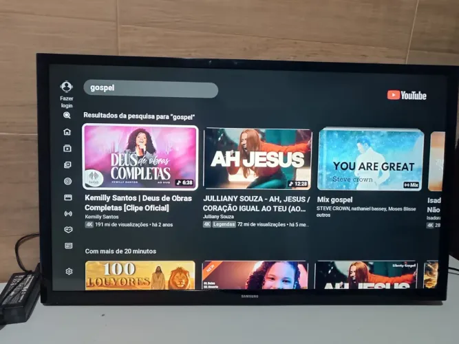 Smart Samsung 32 todos Apps led Full HD digital excelente imagem controle