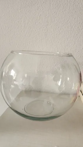 Vaso vidro G decoracao cachepo