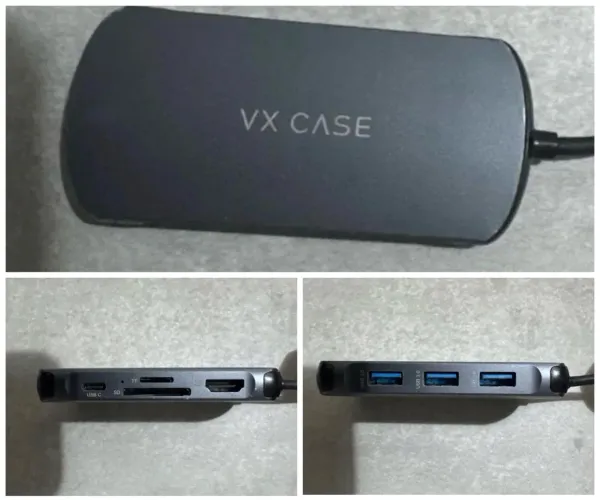 Dock Station VX Case - HUB Usb C de 8 portas