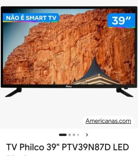 Tv Philco 39 polegada não e smart