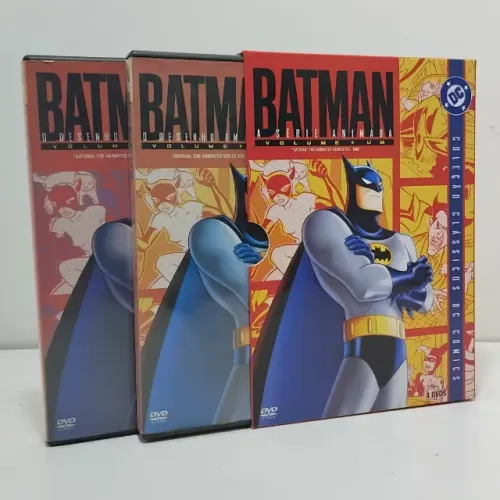 BATMAN SÉRIE ANIMADA VOLUME 1 - BOX COM 4 DVDS (28 EPISÓDIOS) - ORIGINAL
