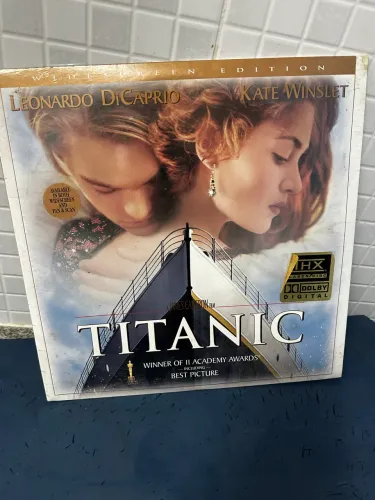Laser disc do filme Titanic - LACRADO