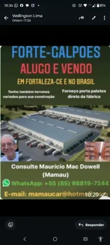 FORTE GALPÕES ALUGO E VENDO EM FORTALEZA E NO BRASIL