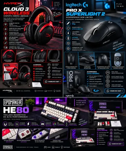 KIT PERIFÉRICOS DE ALTO NÍVEL