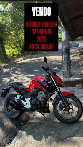 VENDO  TWISTER CB300F IMPECÁVEL