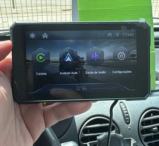 Gps Multimidia Moto 5 Funciona No Usb Da Moto Carplay Touch