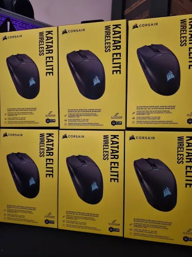 Mouse Gamer Corsair Katar Elite Wireless - 26.000 DPI - Ultraleve 69g - Novo