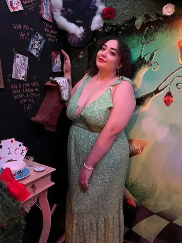 Vestido GG longo verde floral, leve e confortável