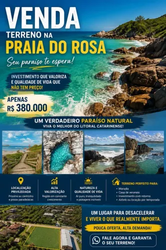 Terreno praia do Rosa