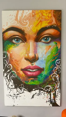 Tela pintura a óleo