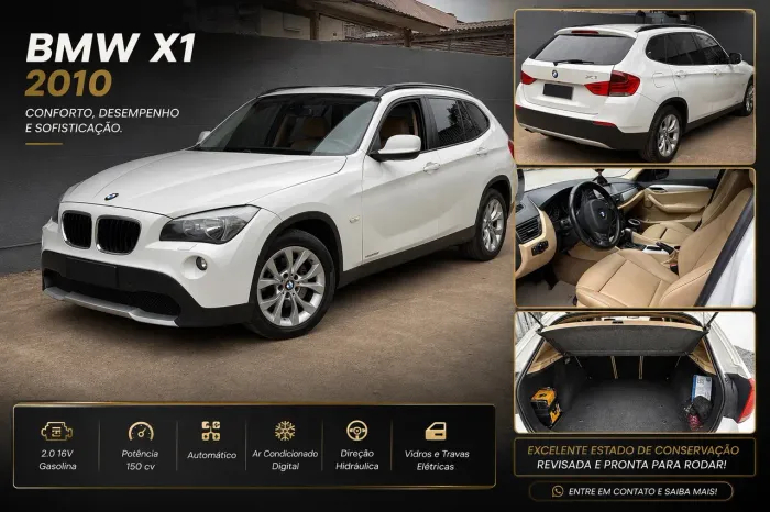 BMW X1 Sdrive 18I 2.0 16V 4X2 Aut. 2011