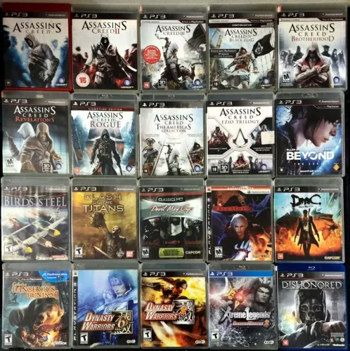 Jogos de Ação/ Aventura Ps3 - Ac cartão e Olx pay (temos outros jogos) Preços na 