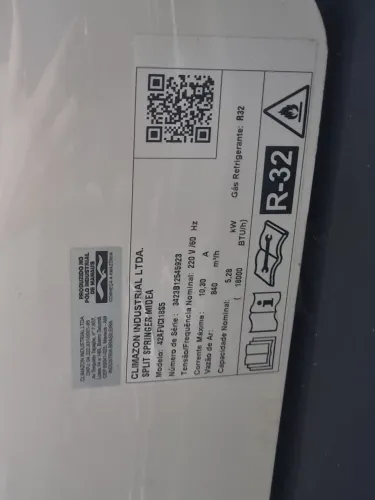 Ar condicionado Midea 18000 btus