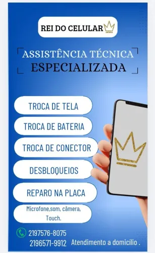 Conserto de celular iPhone e Android na hora 