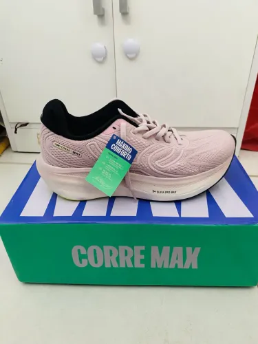 Tênis feminino Olympikus Corre Max TAM 39 rosa