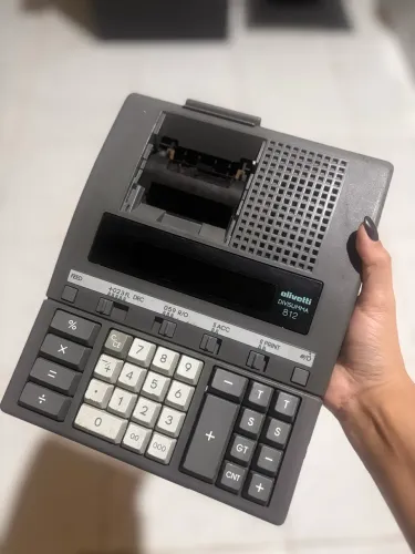 Calculadora Olivetti Divisumma 812 Antiga Original - Funcionando