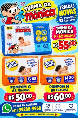 Vende se fraldas 
