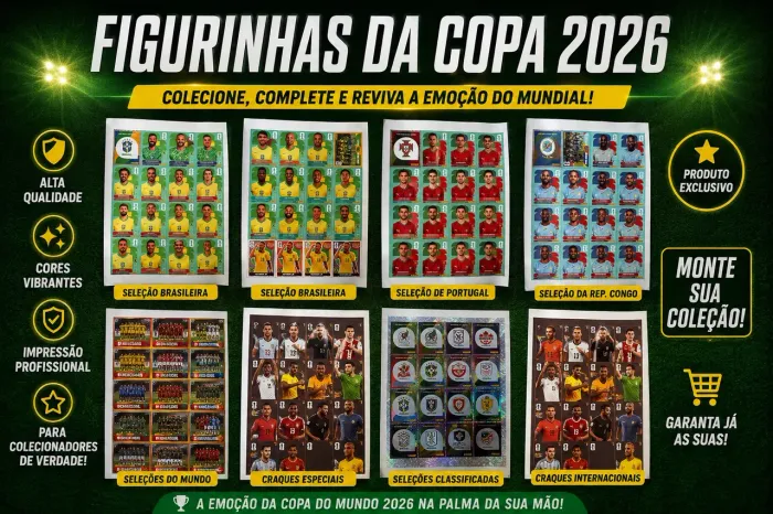 Figurinhas Álbum da copa 