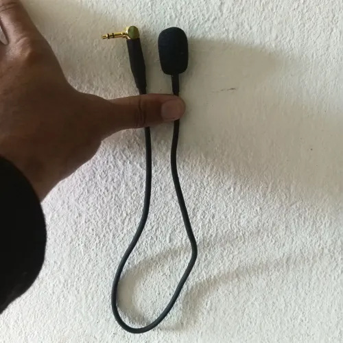 Mini Microfone Estéreo P2 / P3 com Haste Flexível