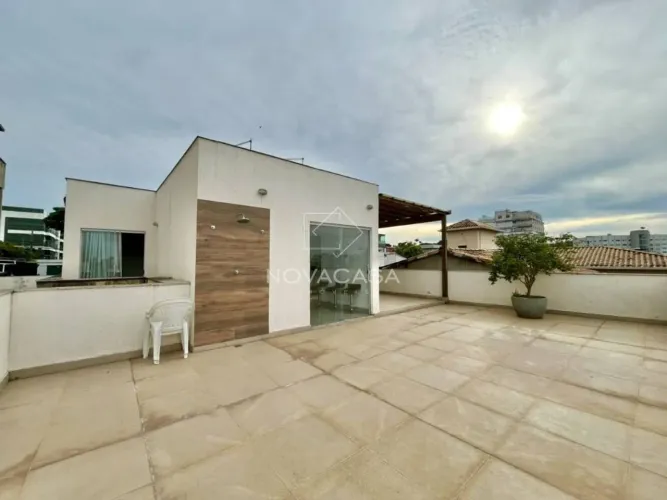 Cobertura com 4 dormitórios para alugar, 180 m² por R$ 4.946,30/mês - Itapoã - Belo Horizo