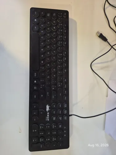 Teclado Knup ABNT2 com LED USB