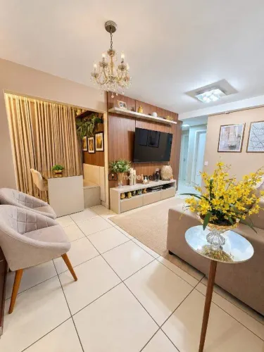 Apartamento de 2 quartos com suíte e varanda gourmet no Ouro Preto, Pampulha
