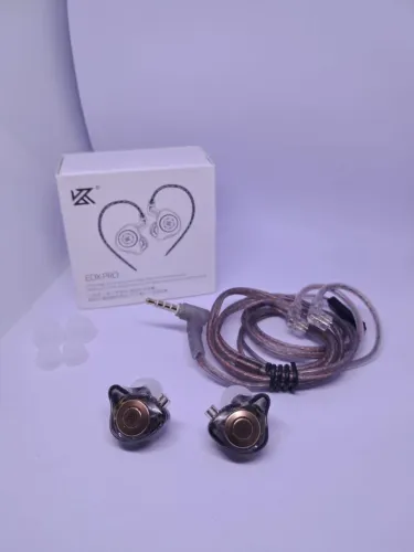 Promoção!!! Fone KZ EDX Pro Preto Transparente