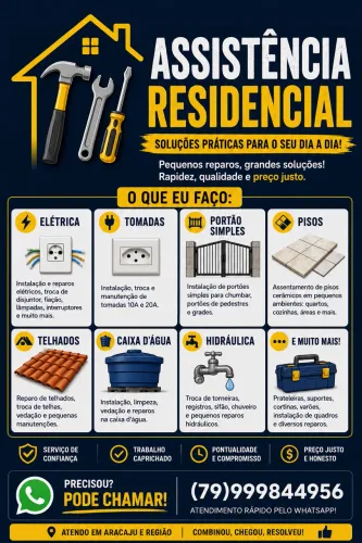 Assistência Residencial- Pequenos Reparos Grandes Soluções 