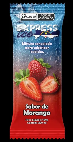 Gelo saborizado